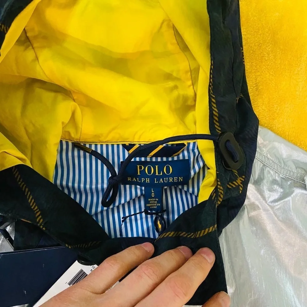 Rare vintage Ralph Lauren chrome coat